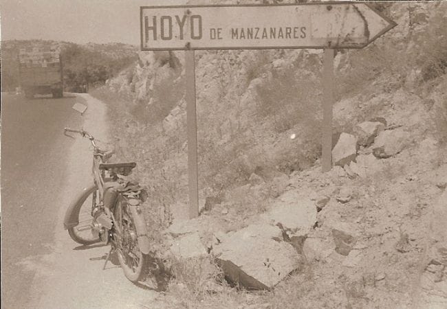 Antiguo desvío a Hoyo de Manzanares